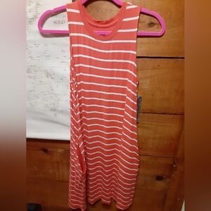 Striped Sleeveless Dress